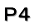 Ｐ４